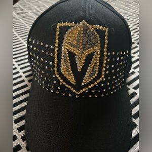 Vegas golden knights Super bling  black cap